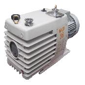 Double stage rotary vane vacuum pump