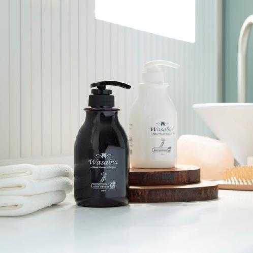 Wasabia Natural Oriental Medicine Shampoo & Treatment set | Wasabia Oriental Medicine, beauty products, functional Shampoo, medicinal shampoo, hair treatment, hair shampoo