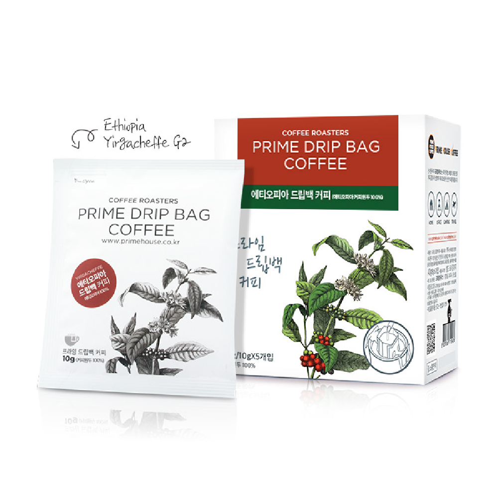 Prime House Drip Bag Coffee(A) - 4 Types, Prime, Colombia, Ethiopia, Guatemala