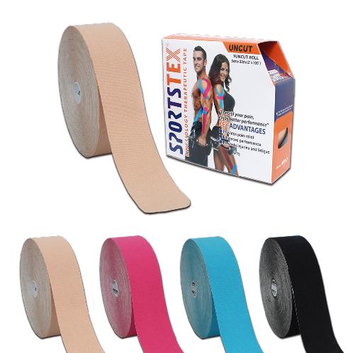 SPORTSTEX KINESIOLOG​Y TAPE UNCUT Bulk Roll 32m / 2ea Pain Relief Elastic Muscle