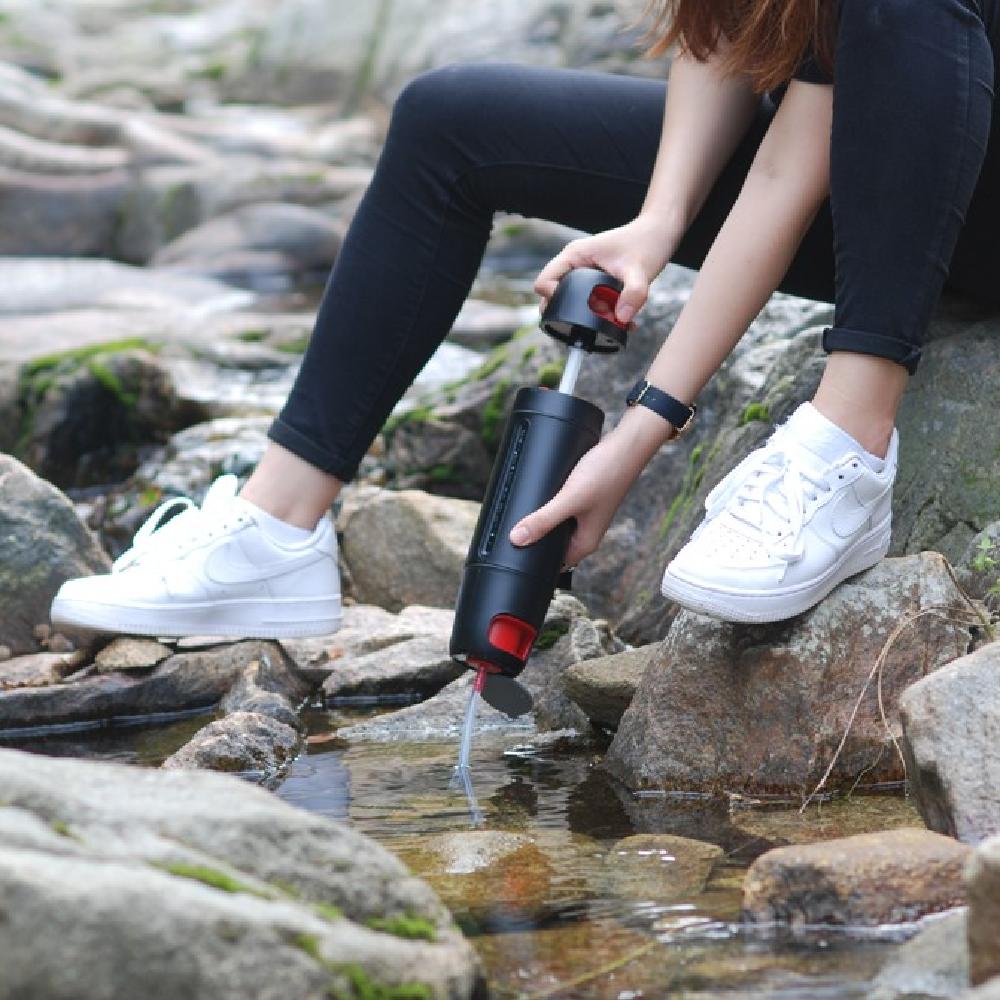 Portable Water Purifier Bottle