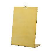 A4 STAND POP METAL MENU PAD (Mirror Gold, Matt Gold, Mirror Rose Gold, Matt Silver, Matt Black)