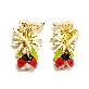 full image [Humming*J] Butterfly and Scarab Harmony Earrings