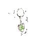 detail image4 Clover Keyring - Fancy Resin Craft Art Pressed Real Four Leaf Clover Key Chain - Heart Shape