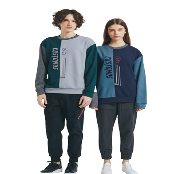 [CUSTOMUS]  3-Color Mix Volumetric sweat shirt CFS19WKMTA07