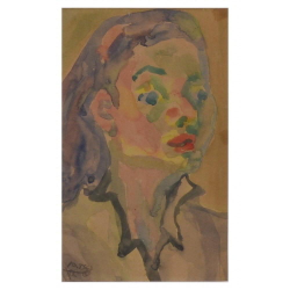 Art Gallery Watercolor "Portrait of Woman" Korean Premier Artist DONG-SHIN BAE - 20200122 Korea