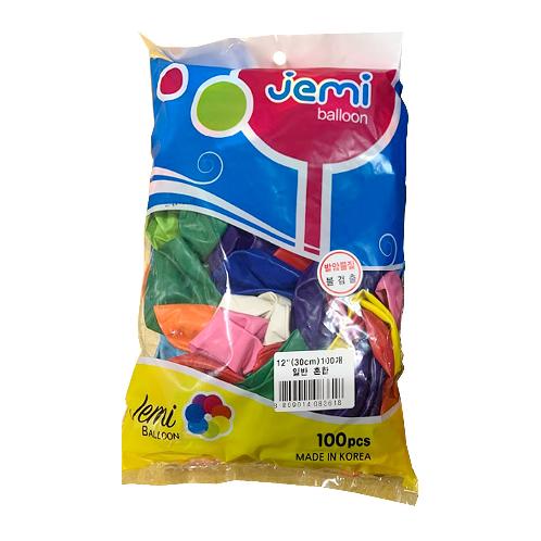 Balloon Standard Round Type 12 inches (30cm) 100Pcs