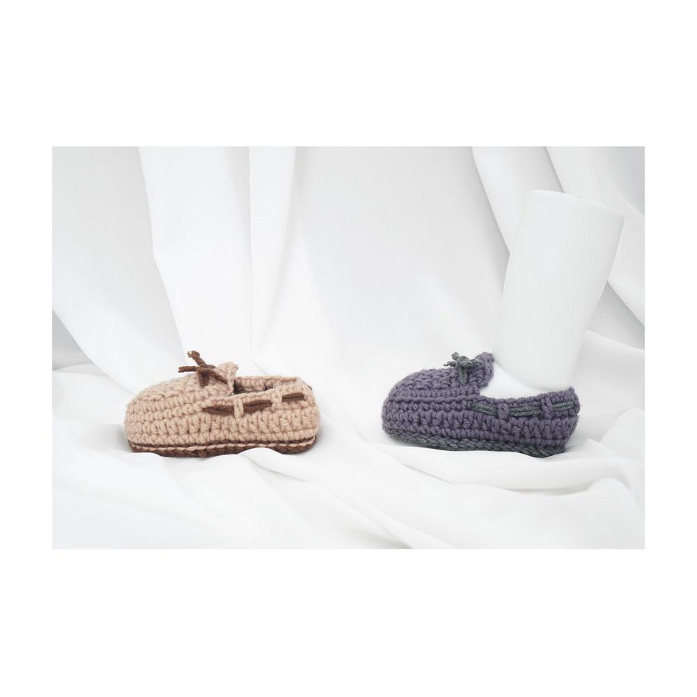 Baby Moccasins CROCHET DIY KIT