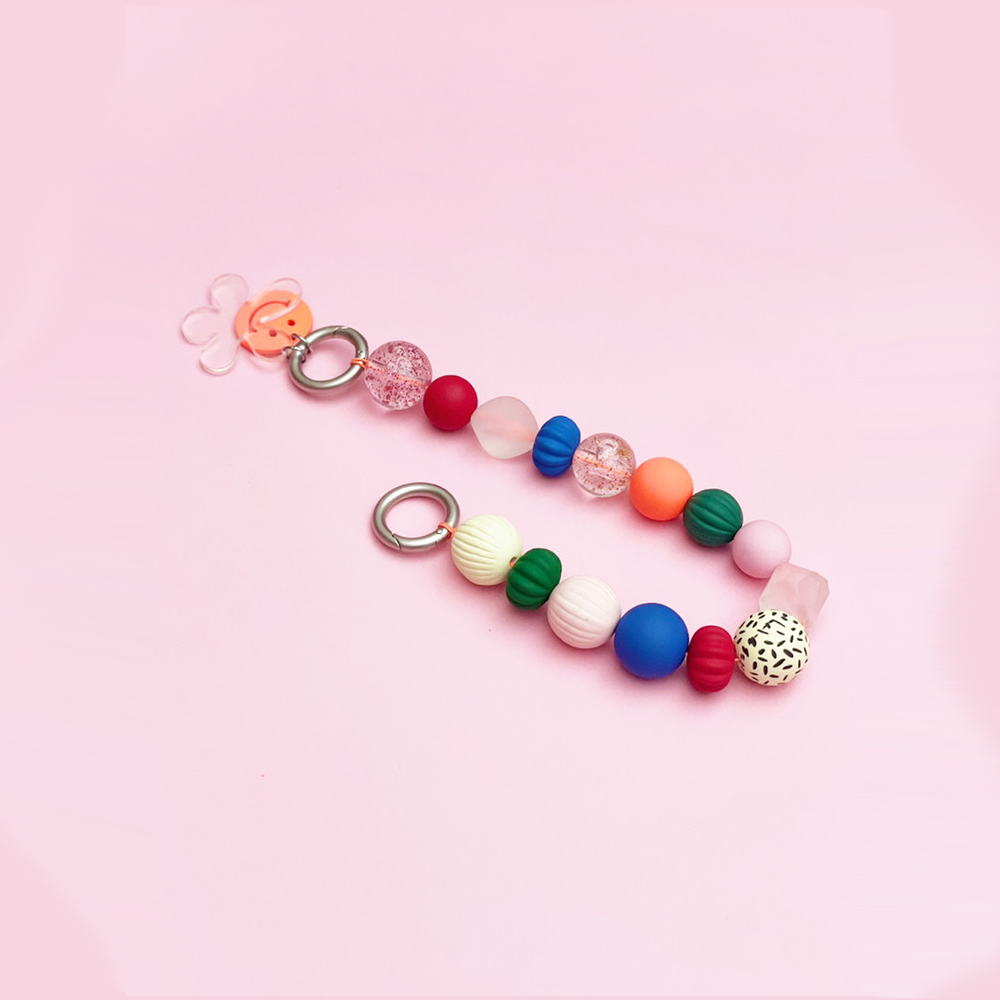 [ARNO Beads] Colorful Smile - Detachable Beads Wrist Strap