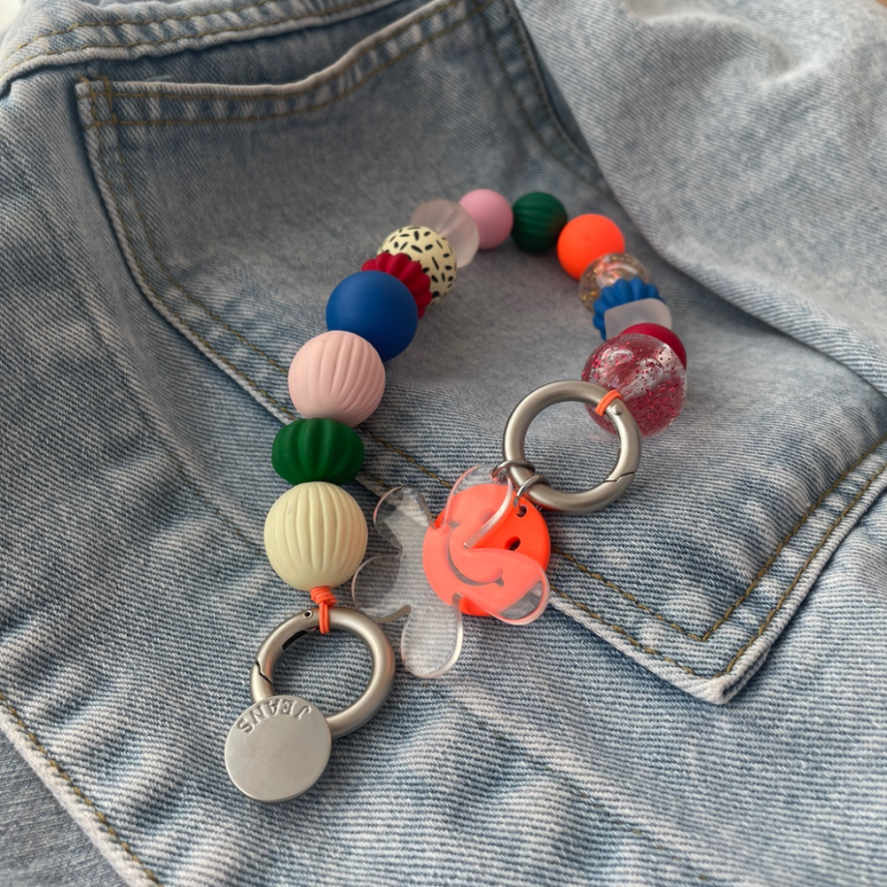 [ARNO Beads] Colorful Smile - Detachable Beads Wrist Strap