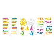 TheRed Mask Decal Printing 3 Types Self Printing Rub on Decal Korean Style Korea