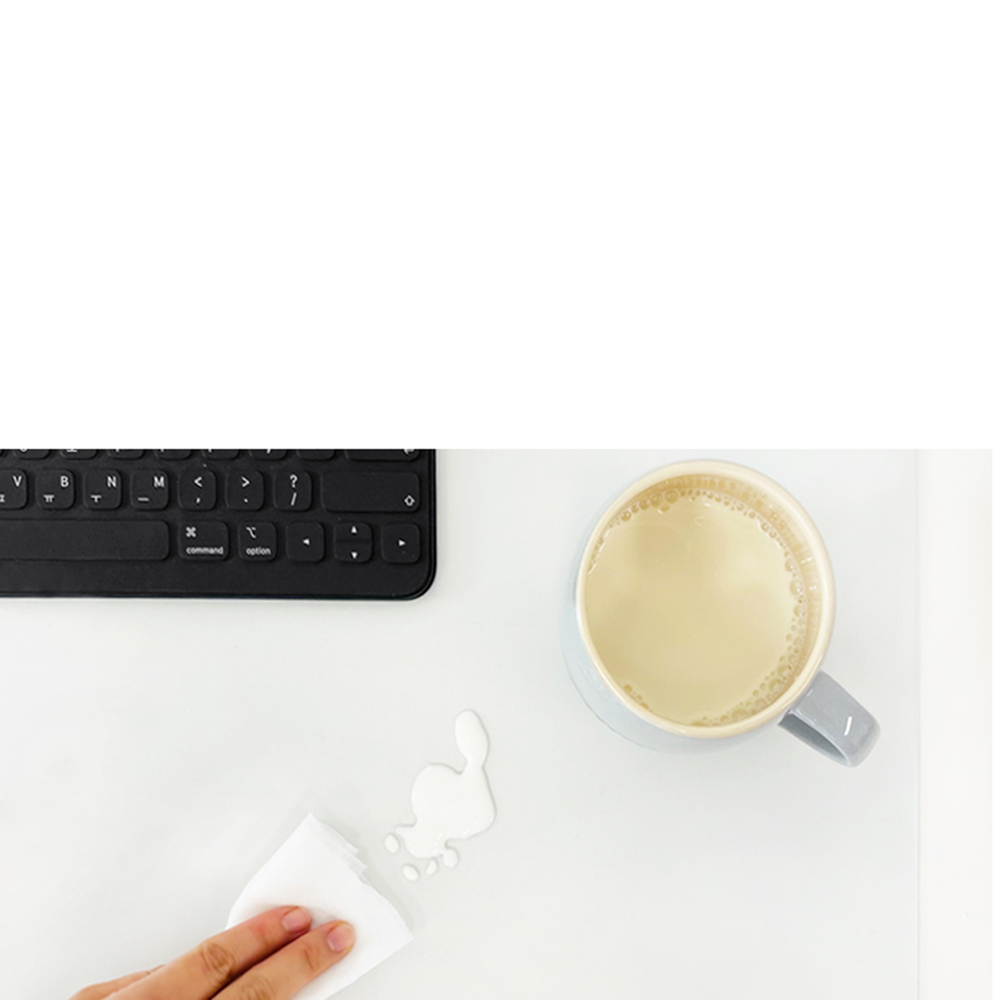 QUECHUNG clear matt instead of glass for table and desk (40cmx240cm)