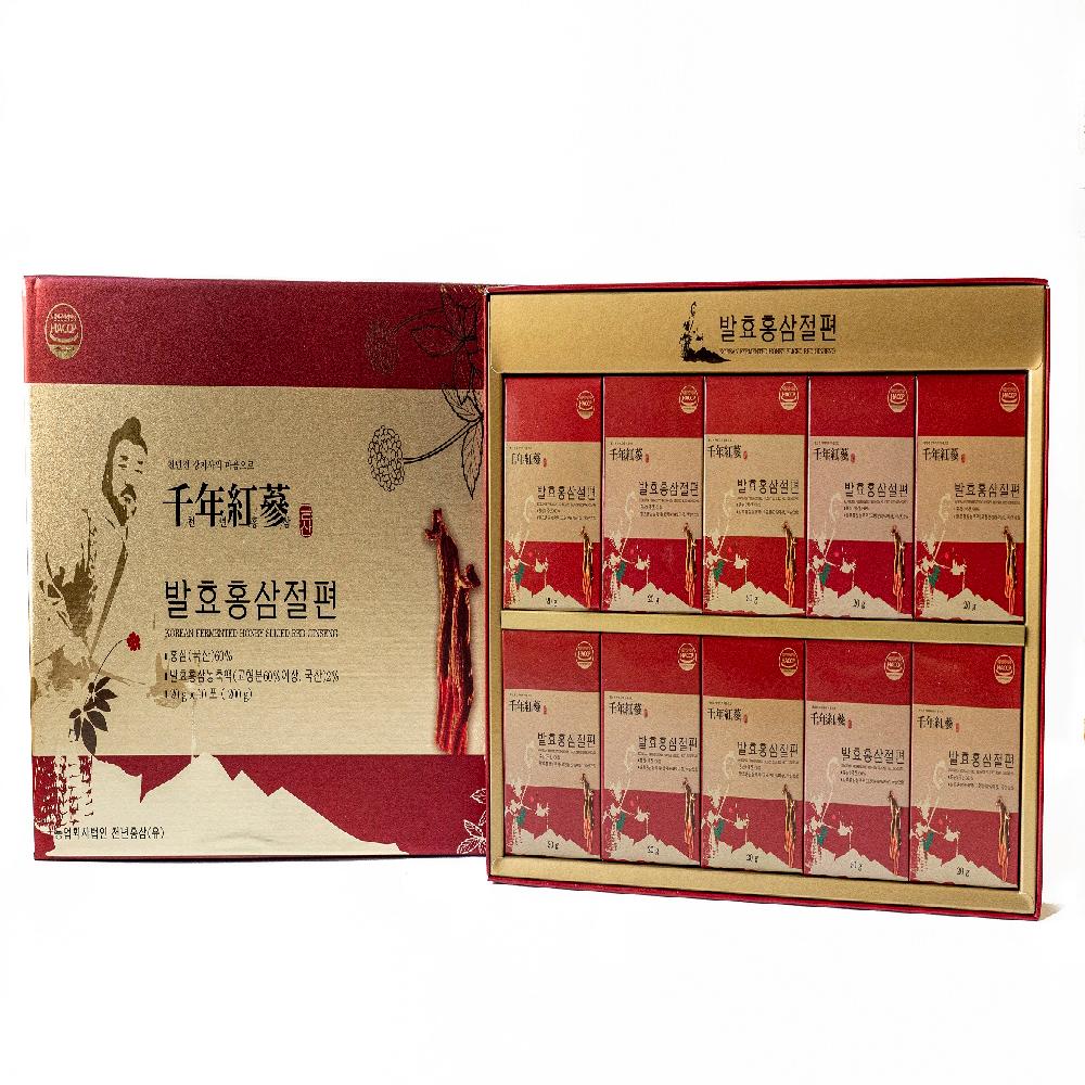 KOREAN FERMENTED HONEY SLICED RED GINSENG