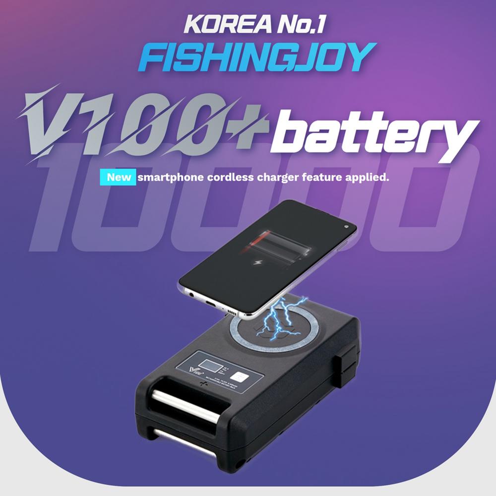 FISHINGJOY V100+ (9800mAh) Rechargeable Lithium Electric Battery Lightweight UPS
