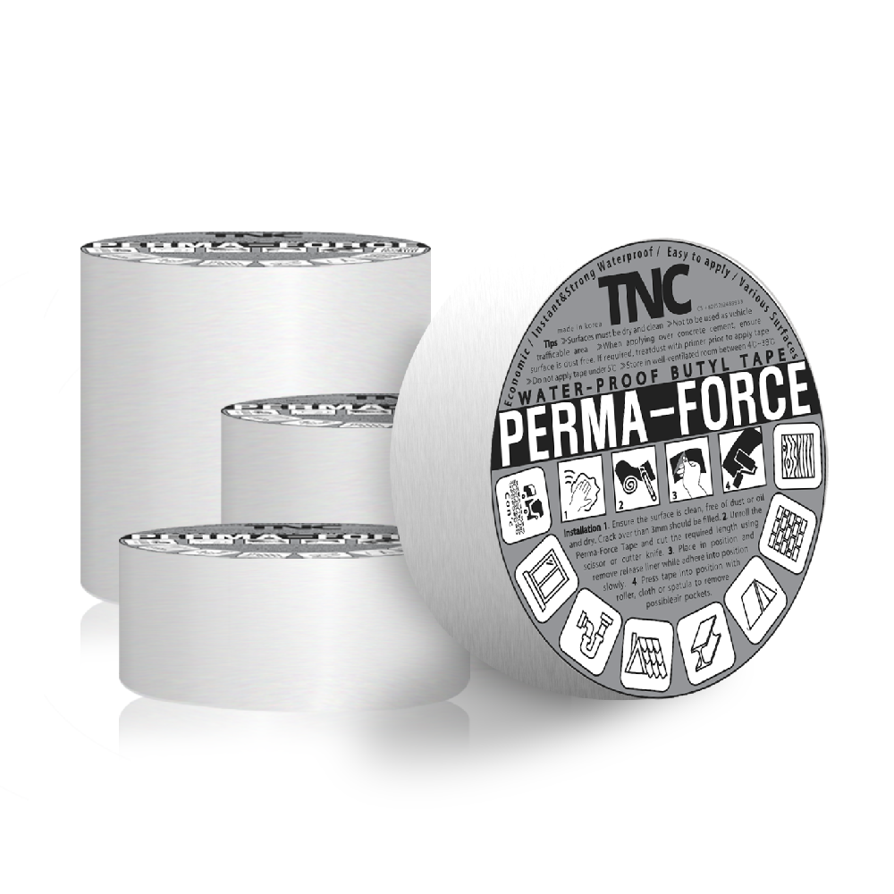 Butyl waterproof tape 5 cm - khaki