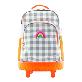 detail image1 oddbi Happy Check LED Trolley Bag-yellow