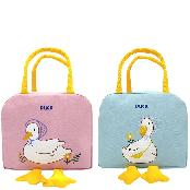 Duck Cooler Bag Pink + Yellow