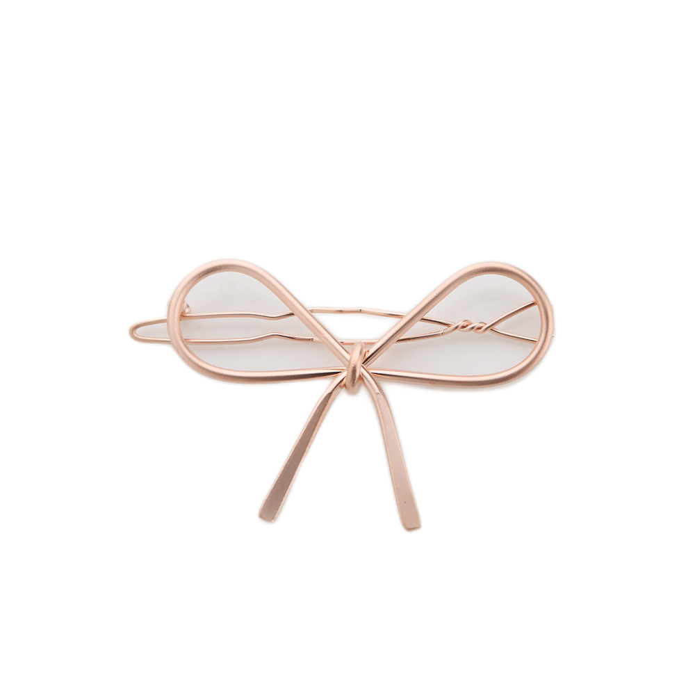 Jinccecil ribbon hairpin - pinkgold