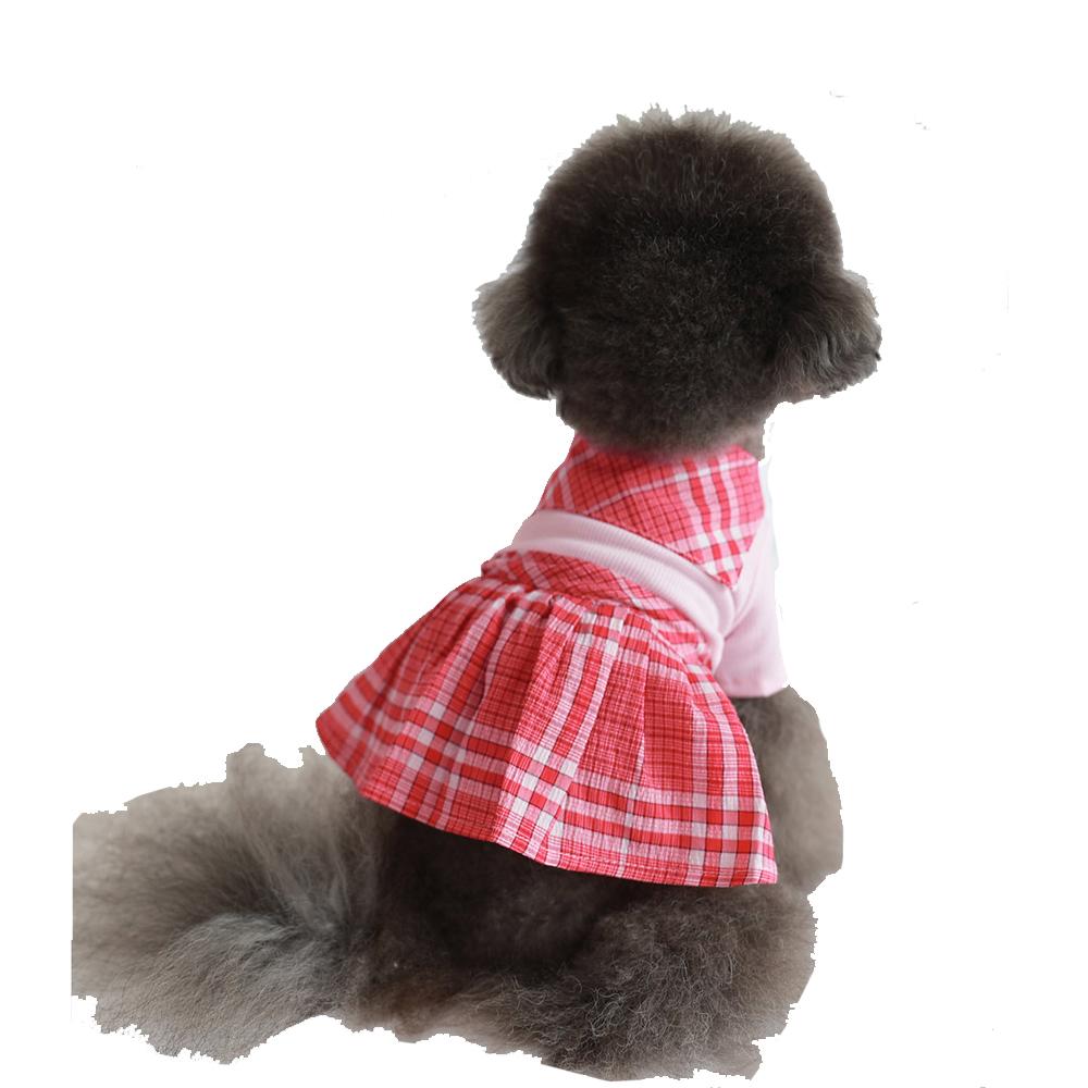 Rora Check Sailor One-piece (Red / XL size)