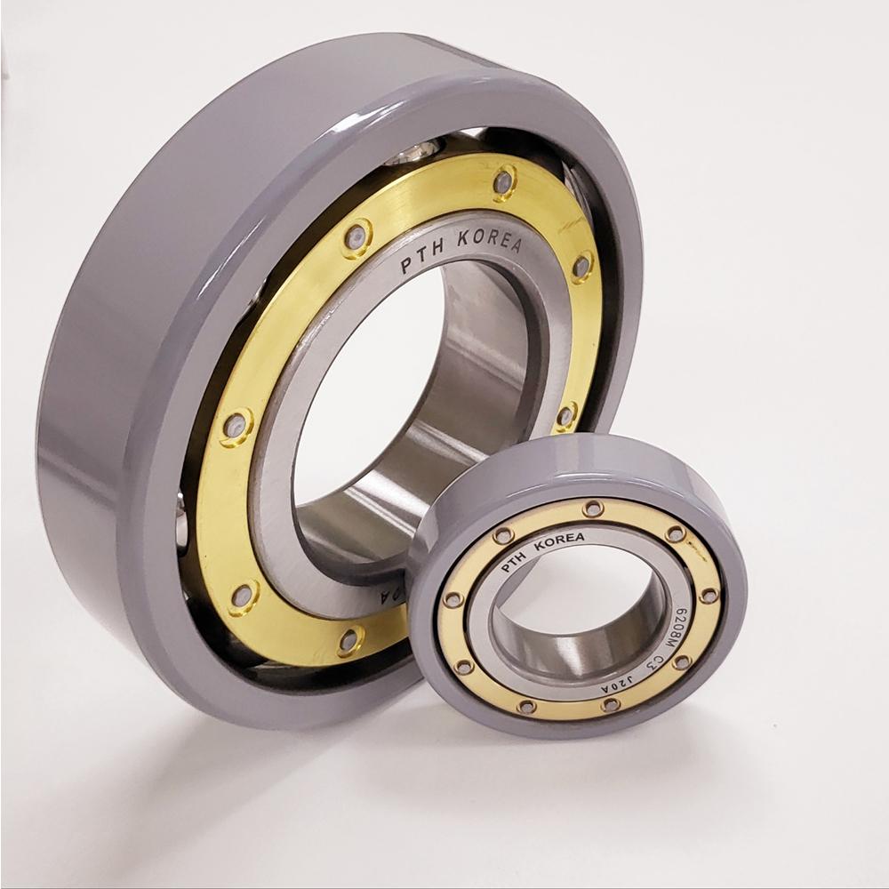 INSULATED DEEP GROOVE BALL BEARING  MACHINED BRASS CAGE