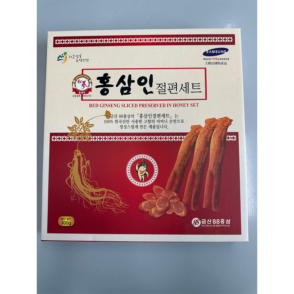 KOREAN RED GINSENG SLICED PRESERVED IN HONEY