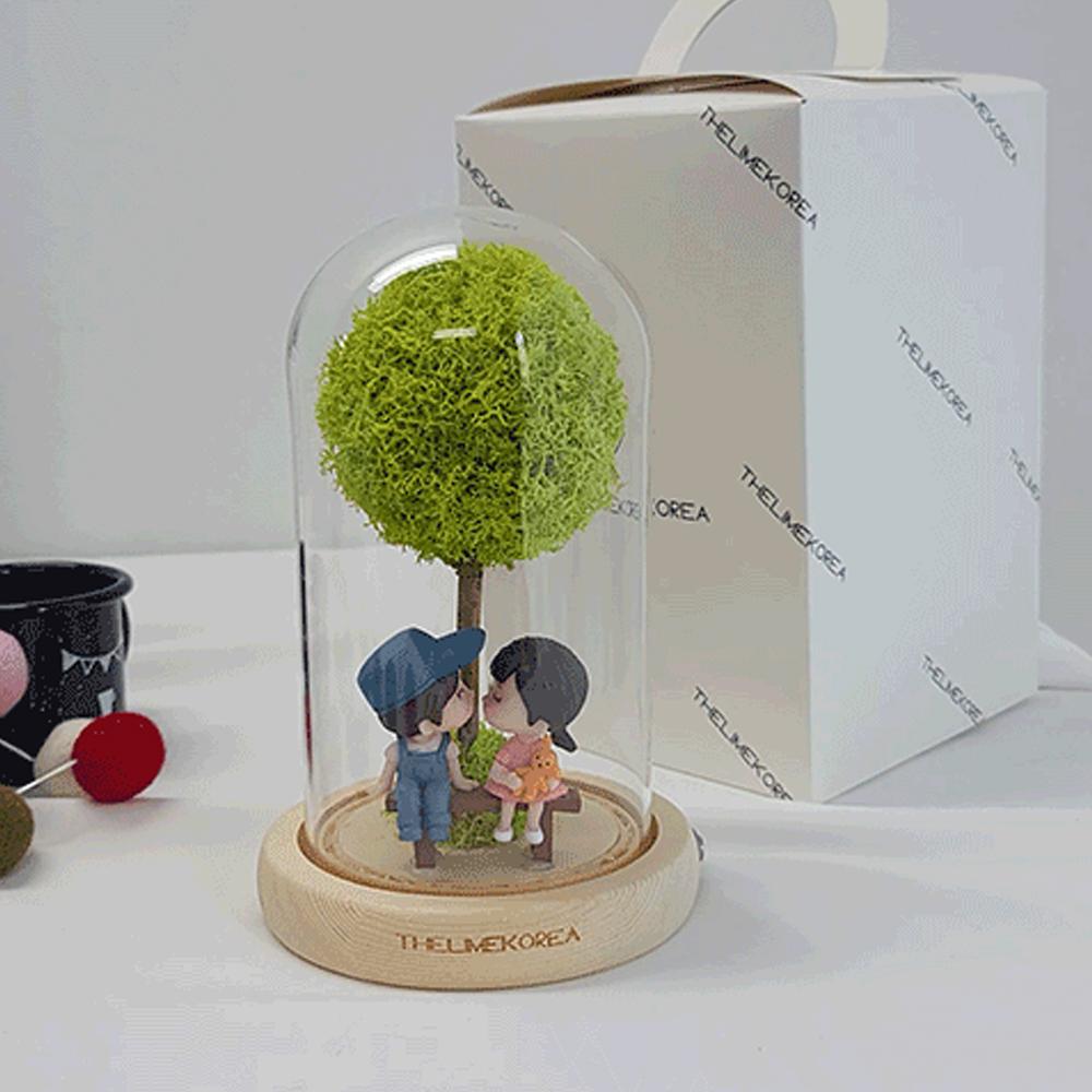 LED Sweet Glass Dome Mood Light Special Day Gift