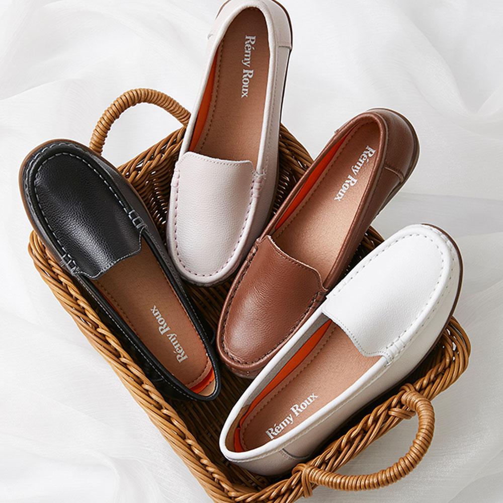 Cushioned Basic Daily Women Comfort Loafers / Black, 245