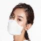 detail image1 KF94 Fish type(3D) Masks for Adult, 4 Layer Protective Face Mask/White