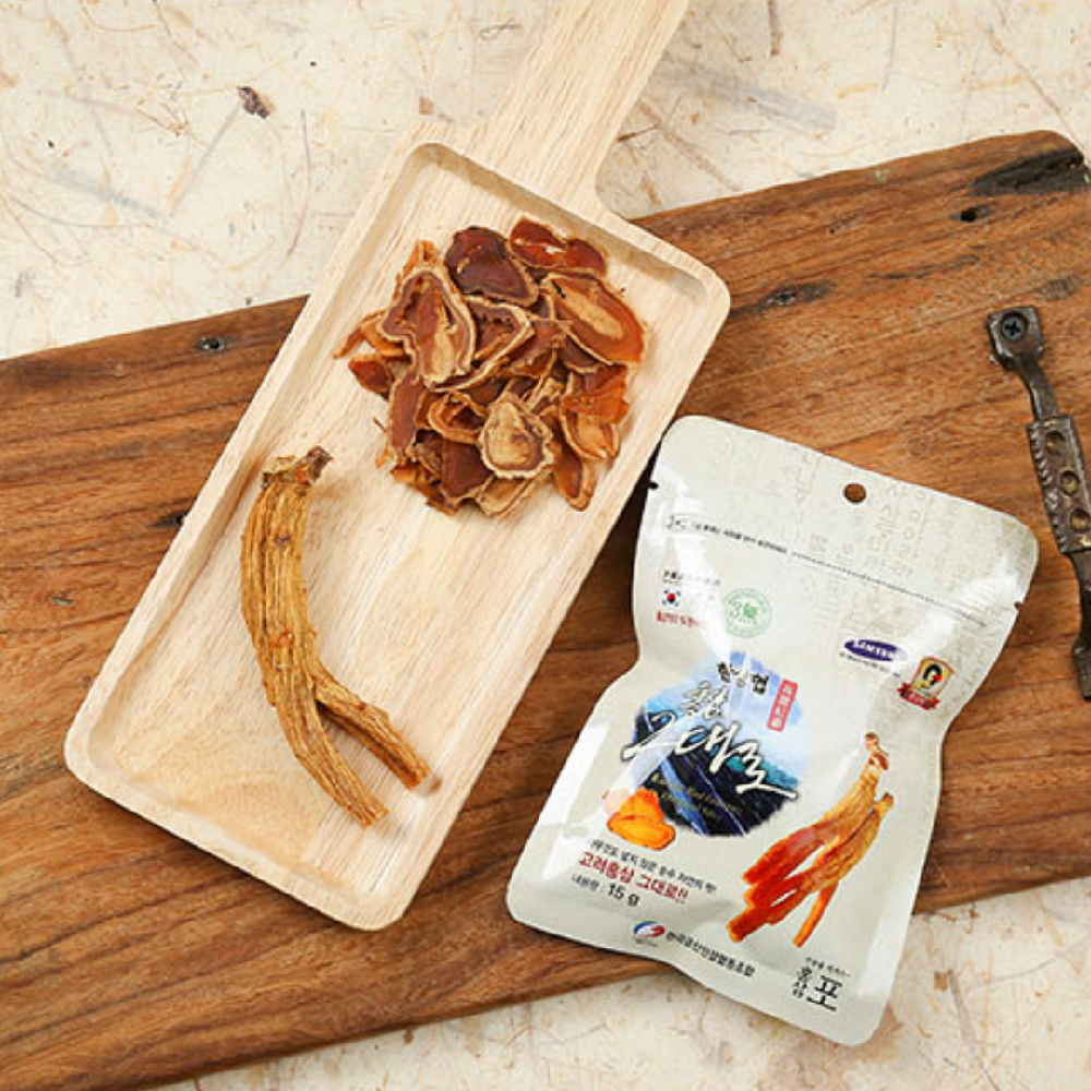 Real Gin Red ginseng slice 15g x 10p