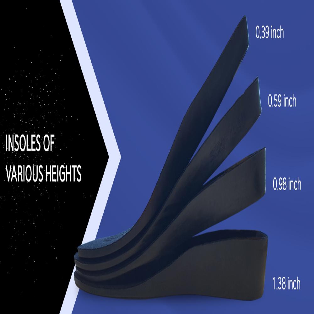 Functional Height-Raising Insole for Woman 2.5cm