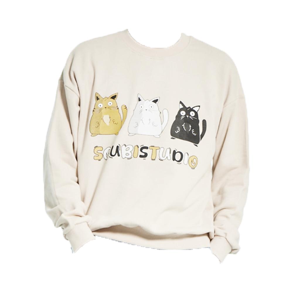 Soubi D cat trio sweat shirts