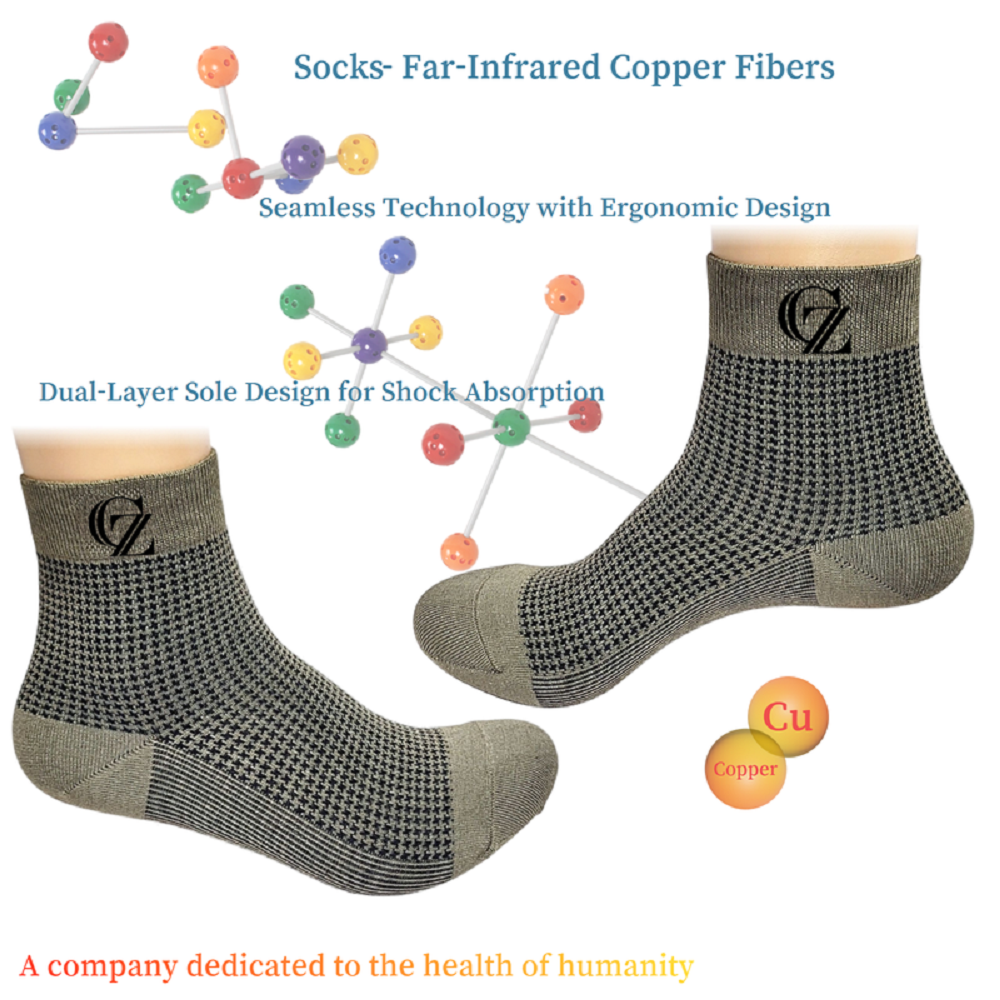 Functional Socks with Far-Infrared Radiation