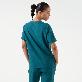 detail image1 Women's-Double-Pocket-Scrub-Top-Ocean-Teal